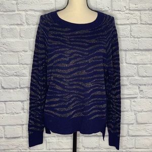 NWT Stella & Dot You Do You Zebra Print Sweater